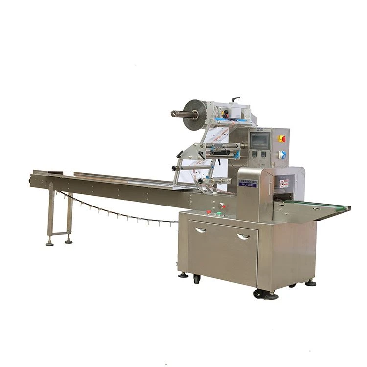 cookie biscuits flow wrapper machine mini bun automatic packaging machinery China manufacturer supply with best price